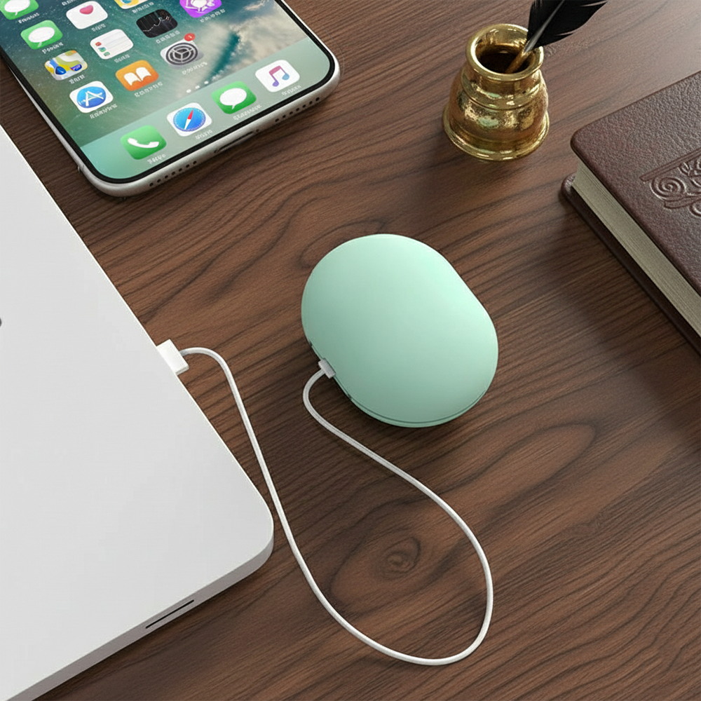 UV Toothbrush Sterilizer – Portable, USB Rechargeable & No-Drill Wall Mount